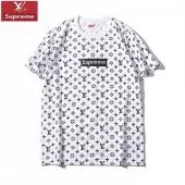 louis vuitton supreme t-shirt new collection white flower